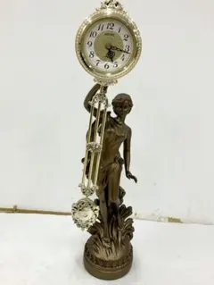 CITIZEN シチズン 振り子時計 新平和の女神 金色イブシ仕上 - メルカリ