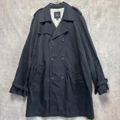 Gap ネイビー トレンチコート XL ギャップ　大きめ　　ベルト付き