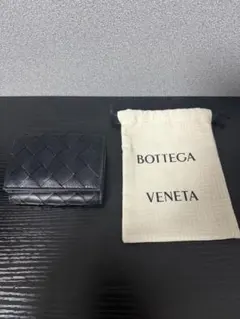 BOTTEGA VENETA ブラック 三つ折り財布