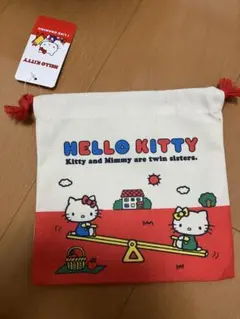 サンキューマート レトロ サンリオ 巾着ハローキティ