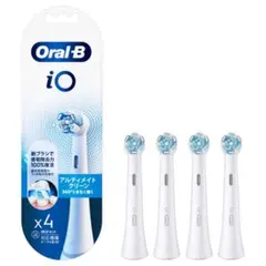 브라운 오랄비 iO 얼티밋 클린 리필 브러시, 4팩, 화이트