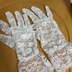 ホワイトレース手袋