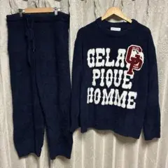 【美品】GELATO PIQUE HOMMEネイビー ルームウェアセットLサイズ
