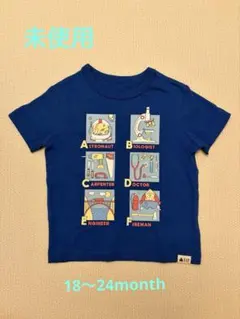【未使用】GAP✴︎半袖Tシャツ 英語知育　宇宙飛行士　90サイズのサムネイル