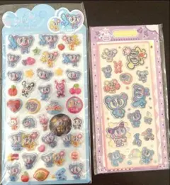 エンジェルブルー　2枚セット　立体シール　アクリルシール　ぷっくりのサムネイル