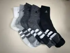 adidas ソックス 5足セット 25-27cm