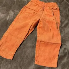 BREEZE オレンジ コーデュロイ ズボン 100センチ