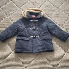 コンビミニ　ダッフルコート　フード取り外し可能　アウター　防寒