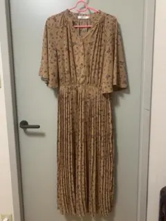 花柄 ロングワンピース