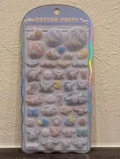 【正規品・新品・未開封】シナモロール　コットンパフィー シール