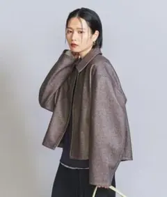 ブラウン ブルゾン