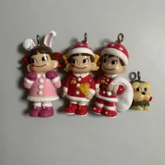 ペコちゃん　クリスマス　マスコットセット