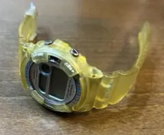 ジャンク品　CASIO G-SHOCK DATA MEMORY クリア腕時計