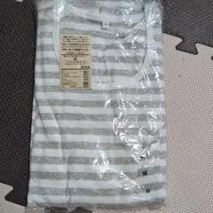 無印良品 クルーネック長袖Tシャツ ライトグレーM