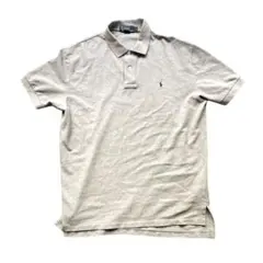 Polo Ralph Lauren 90s 紺タグ ポロシャツ グレー Lのサムネイル