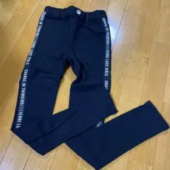 JENNI love 黒のロングパンツ サイドプリント付き