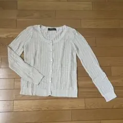 CECIL McBEEアイボリー ニットカーディガン Mサイズ