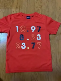 KEA キア　テニス赤レッド ユニXS サイズTシャツ　レディースSからMサイズ