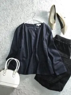 レステラ ラメ バックファスナー プルオーバー 40