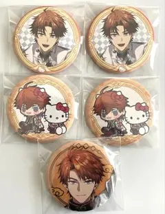 にじさんじ　3SKM サンリオ　缶バッジ　北見遊征