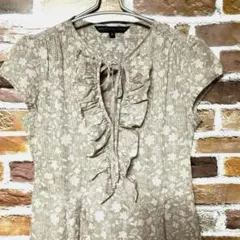 美品　マークバイマークジェイコブス　　ミニワンピース　チュニックフリル付き 半袖