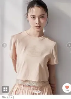 SNIDEL 【Chacott】コラボレーストリムTシャツ snidel - メルカリ