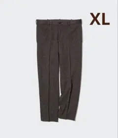 UNIQLO スマートアンクルパンツ（ジャージ）　グレンチェック　XLサイズ