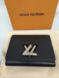極美品！ルイヴィトン　ポルトフォイユ　ツイスト　コンパクト　エピレザーブラック