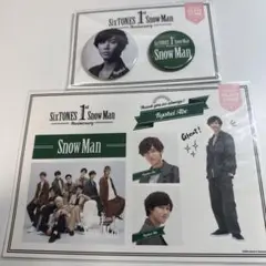 SnowMan 1st Anniversary 缶バッジ ステッカー 阿部亮平