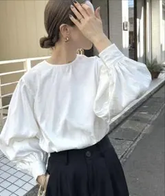 新品セレクトモカ select MOCA by sonボリュームスリーブブラウス