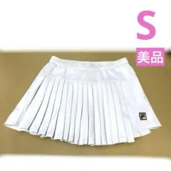 FILA プリーツ ショートパンツ　テニス スコート ホワイト　インパンのサムネイル