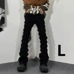 クラッシュデニム RickOwens ブラック ALYX ミニマル y2k L2 - メルカリ