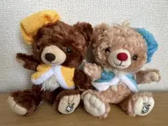 【新品未使用】ユニベアʕ•ᴥ•ʔ モン、ブランのぬいぐるみ 20cm