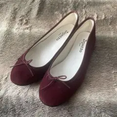 repetto パテントレザー バレエシューズ パープル 38.5 repetto パテントレザー バレエシューズ パープル 38.5 - メルカリ