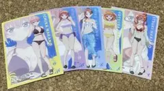 五等分の花嫁 DVD ブルーレイ ゲーマーズ特典 ブロマイド 5人セット