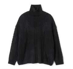 ABYTS MOLE CABLE TURTLE NECK KNIT サイズ3