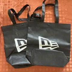 New Era ショップ袋 ショッパー ブラック2枚のサムネイル