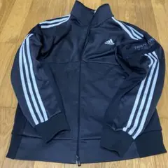 adidas ジップアップジャージ ブラック