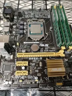【完動品】ASUS B85M-E + Core i7 4770+メモリ12GB 完動品】ASUS B85M-E + Core i7 4770+メモリ12GB - メルカリ