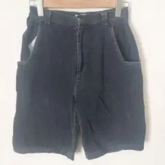 90s 香港製 POINTZERO ダークグレー コーデュロイ ショートパンツ