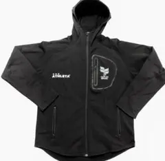 美品 アスレタオーヘイ M黒 ブラック グレー ボンディングスウェット