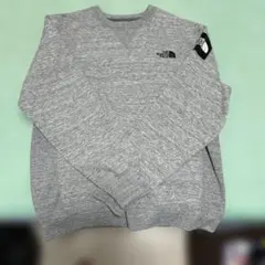 美品 THE NORTH FACE グレー 裏起毛クルーネック トレーナー M