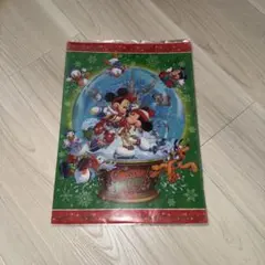 【4/26まで出品】ディズニー　クリスマス2009 未開封クリアファイル