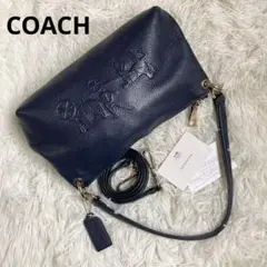 極美品 COACH アクセサリーポーチ ホースアンドキャリッジ クロスボディのサムネイル