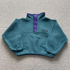 Patagonia パタゴニア キッズ ヴィンテージ 古着 スナップT フリース