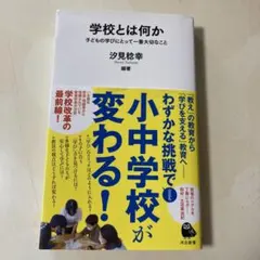 学校とは何か : 子どもの学びにとって一番大切なこと　汐見 稔幸