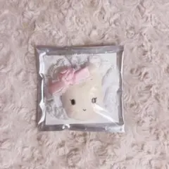 サンリオ シークレットヘアクリップ ホワイトフリル マロンクリーム