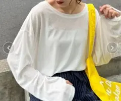 CIAOPANIC TYPY ホワイト 長袖 Tシャツ サイズONE