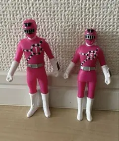 烈車戦隊トッキュウジャー　ソフビ　乗り換えバージョン1号＆5号