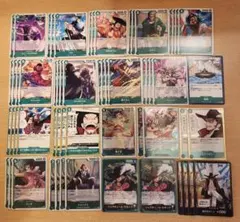 ワンピースカード　蒼海の七傑　緑ミホーク　デッキパーツ　まとめ売り